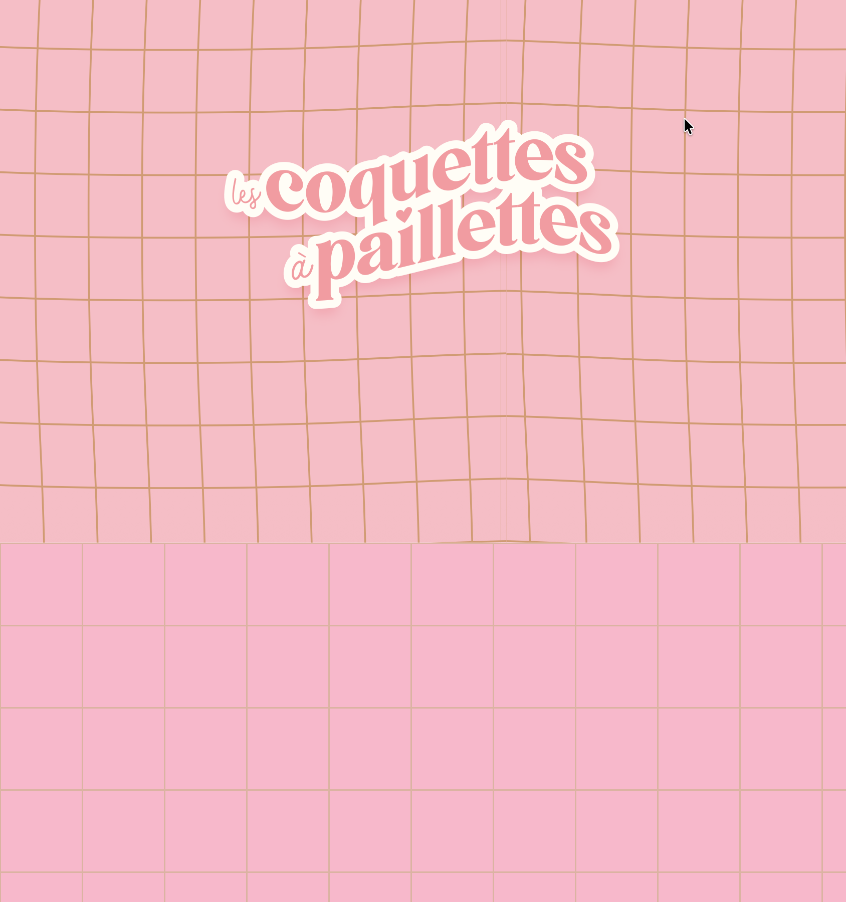 Page d’accueil de Les Coquettes à Paillettes
